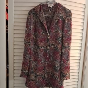 Multicolor Women's Sweater Jacket